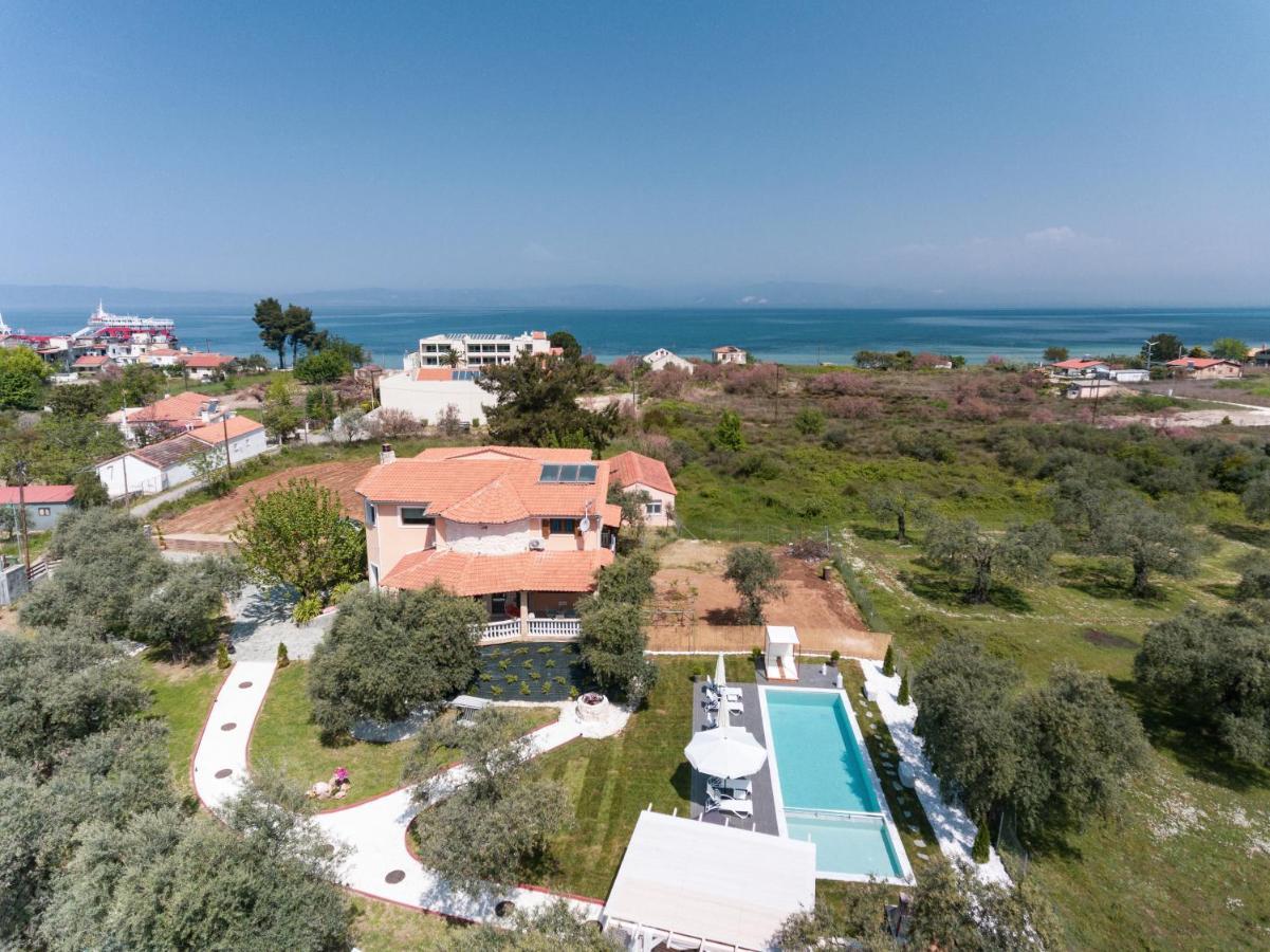 Fokas Luxury Villa Prínos Exterior foto