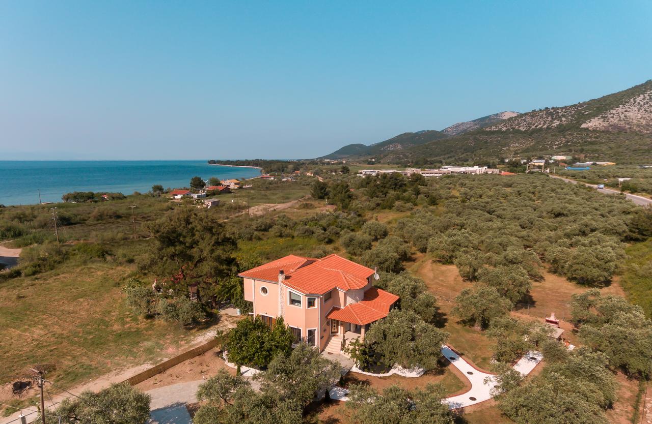 Fokas Luxury Villa Prínos Exterior foto