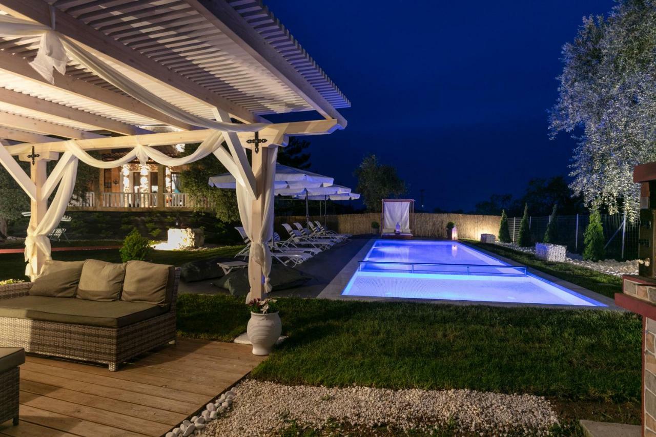Fokas Luxury Villa Prínos Exterior foto